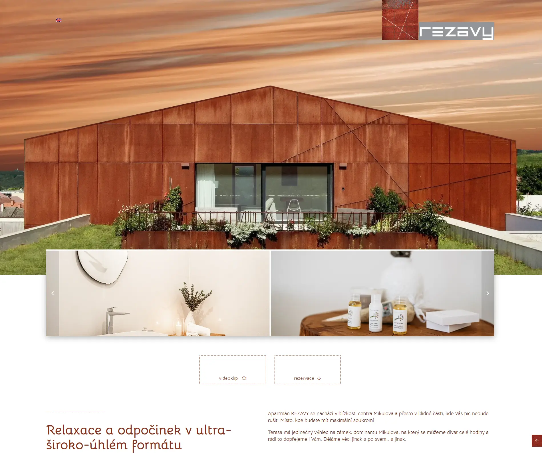 Apartment REZAVY Website