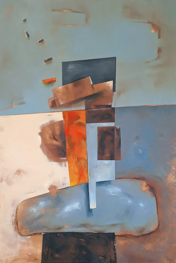 Painting from David Dvorsky named The Bridge Over Time