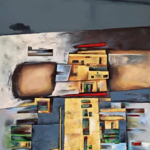 Painting from David Dvorsky named Autumn in Vienna