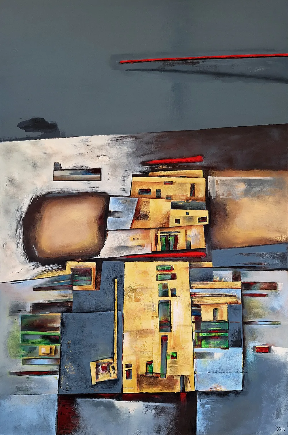 Painting from David Dvorsky named Autumn in Vienna