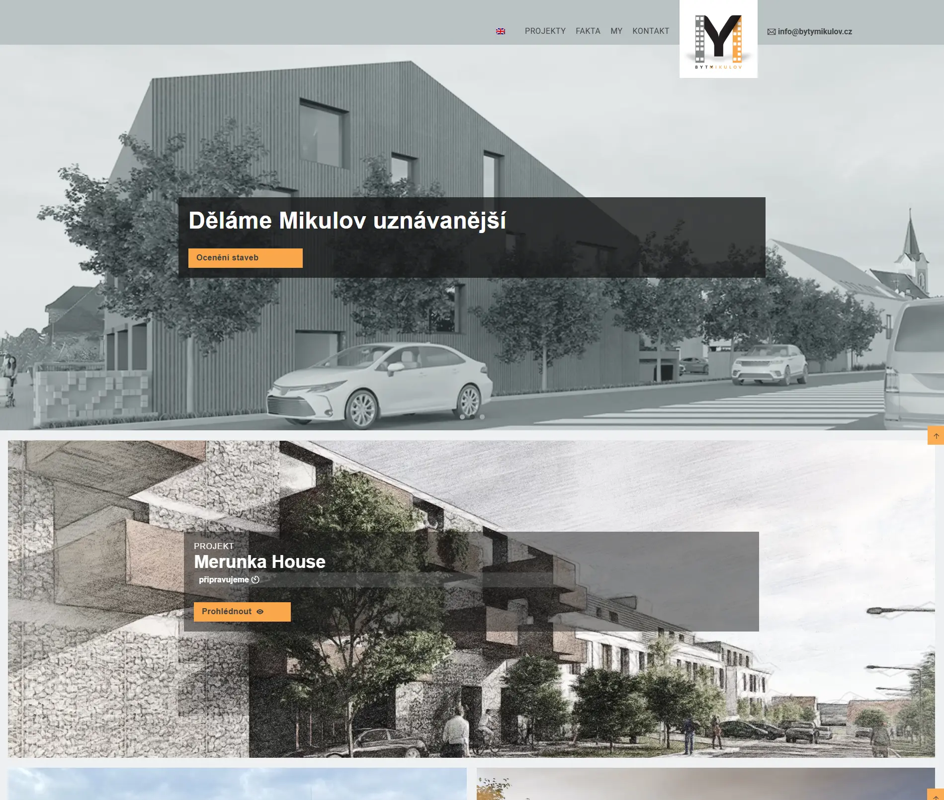 BYTY MIKULOV – Website