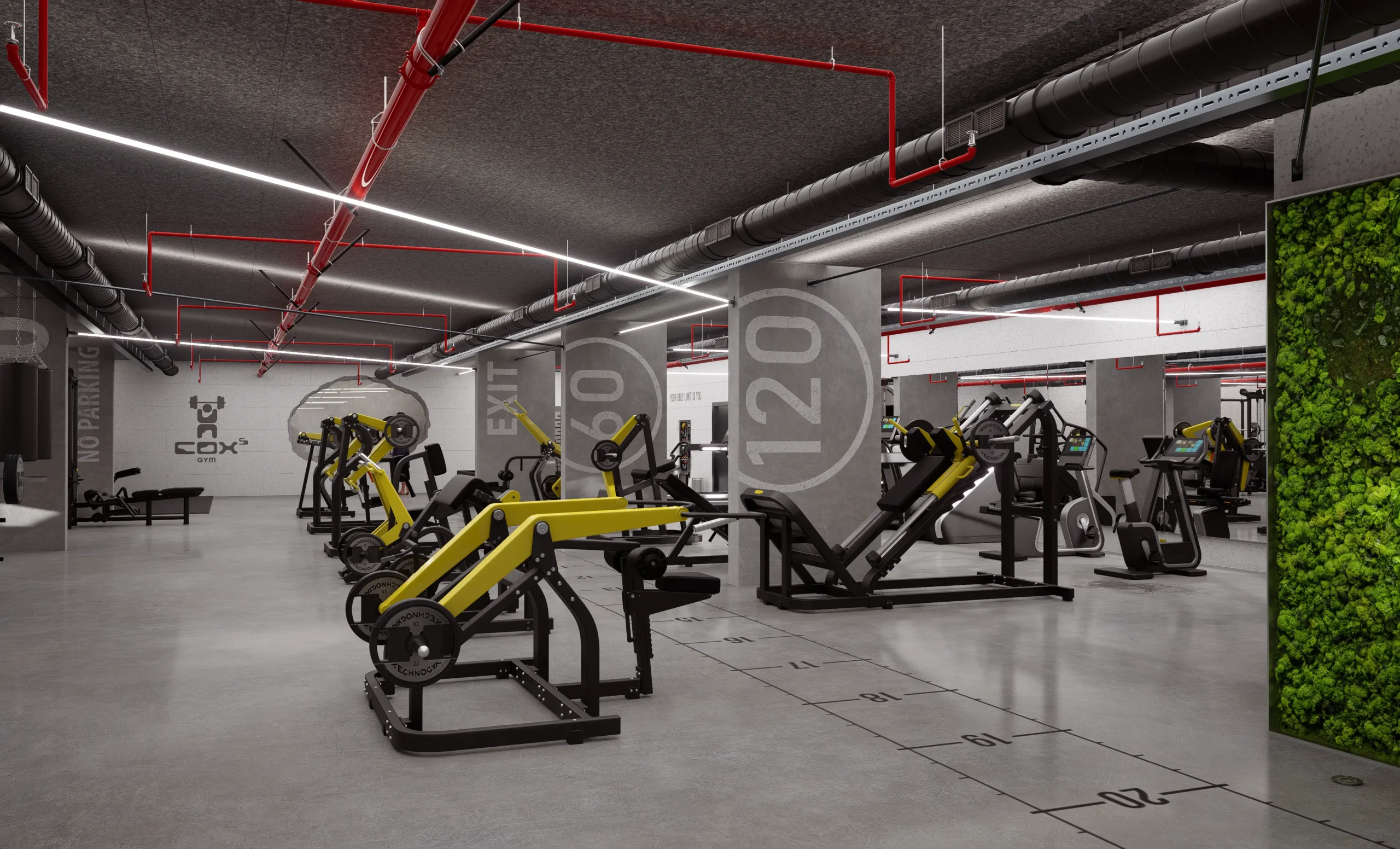 COXS GYM – 3D Visualization