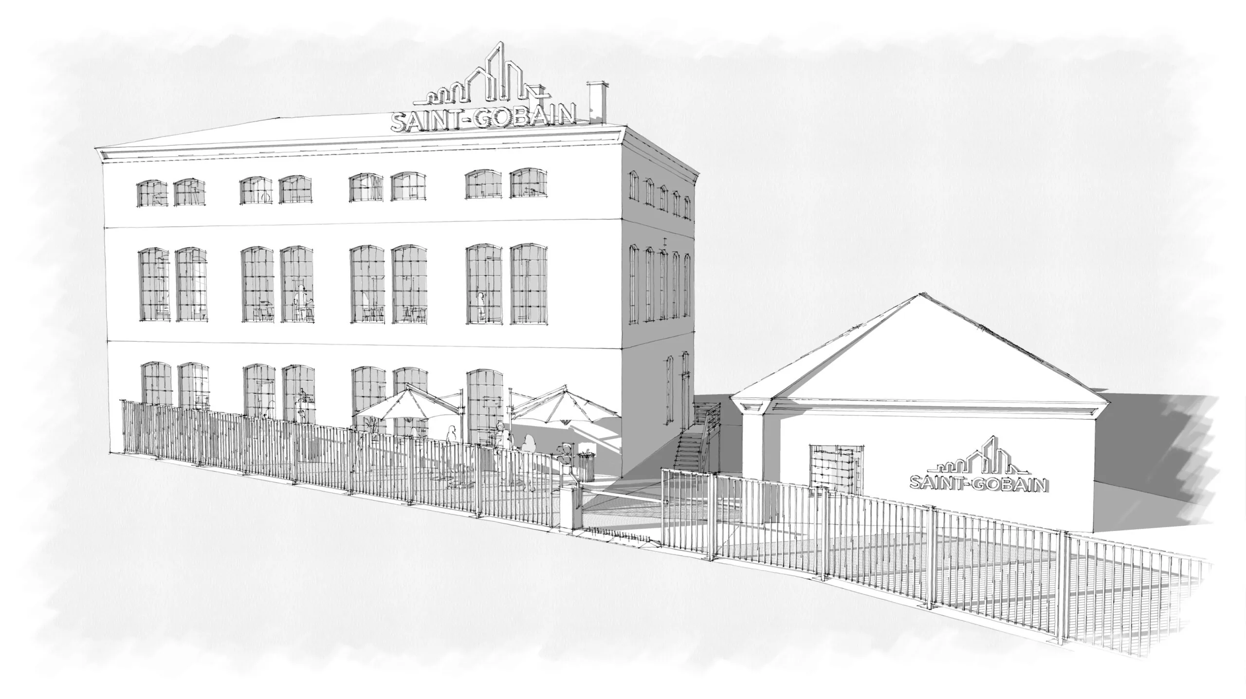 SAINT-GOBAIN CENTER - 3D Visualization