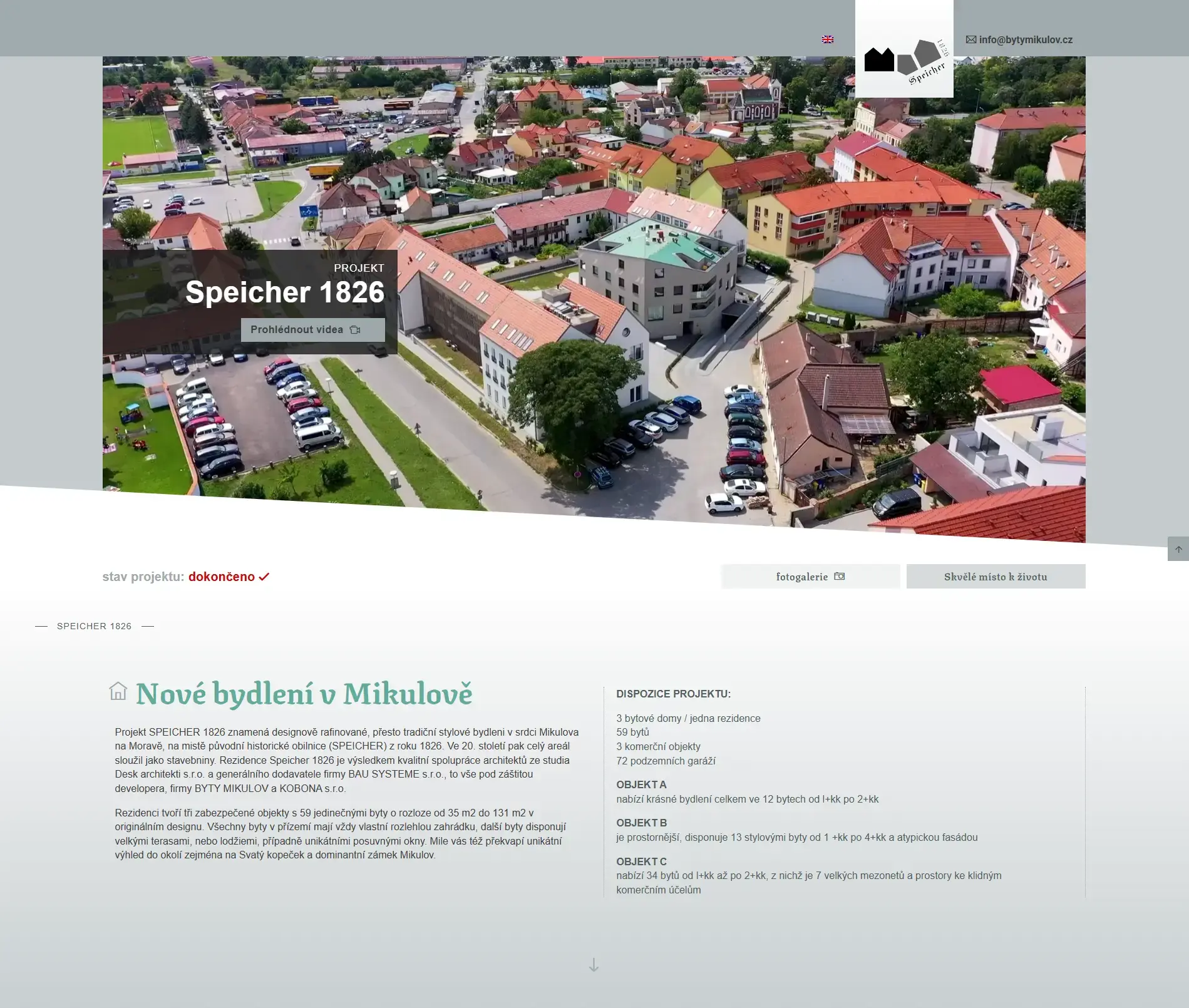 SPEICHER 1826 – Website