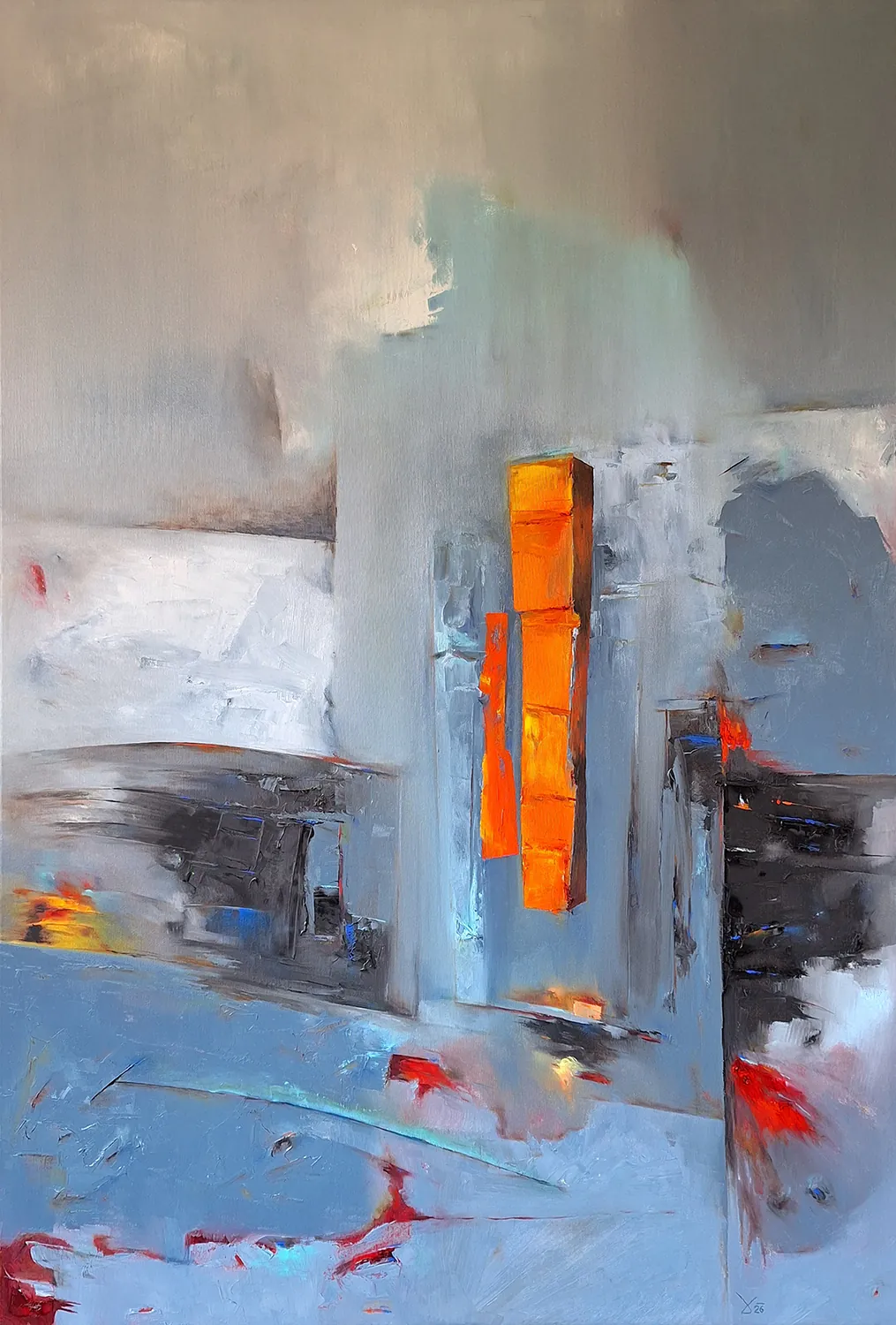 Painting from David Dvorsky named Space and Light and Order
