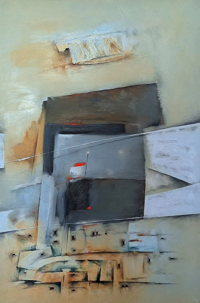 Painting from David Dvorsky named The Settlement