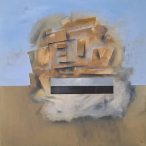 Painting from David Dvorsky named Paläolithikum