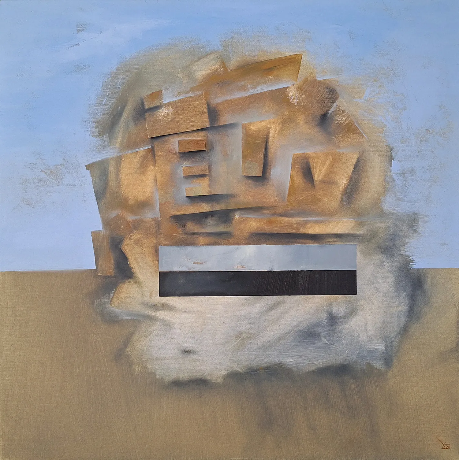 Painting from David Dvorsky named Paläolithikum